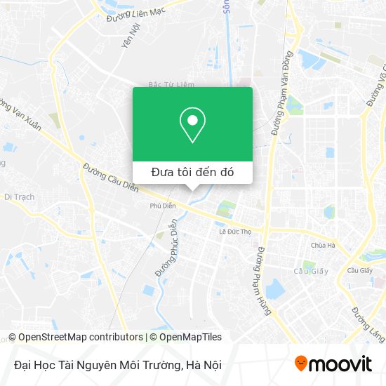 Bản đồ Đại Học Tài Nguyên Môi Trường