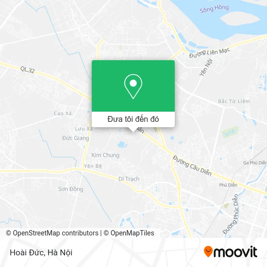 Bản đồ Hoài Đức