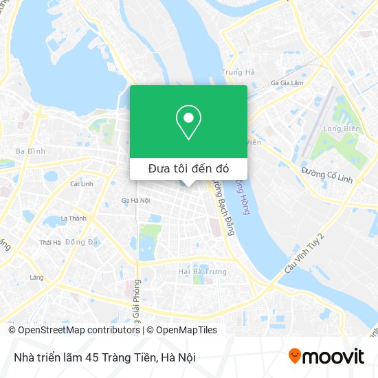 Bản đồ Nhà triển lãm 45 Tràng Tiền