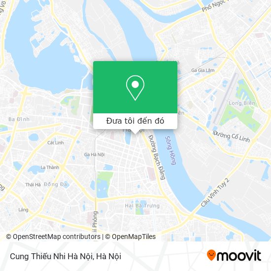 Bản đồ Cung Thiếu Nhi Hà Nội
