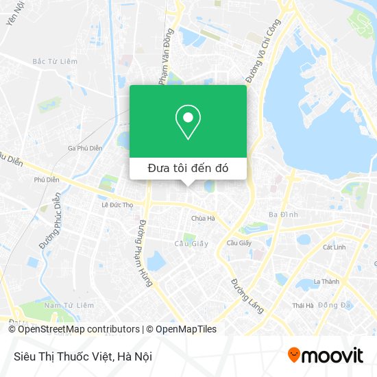 Bản đồ Siêu Thị Thuốc Việt
