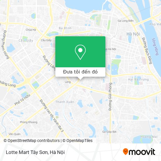 Bản đồ Lotte Mart Tây Sơn