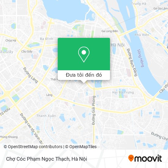 Bản đồ Chợ Cóc Phạm Ngọc Thạch