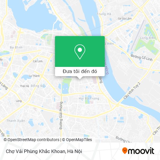 Bản đồ Chợ Vải Phùng Khắc Khoan