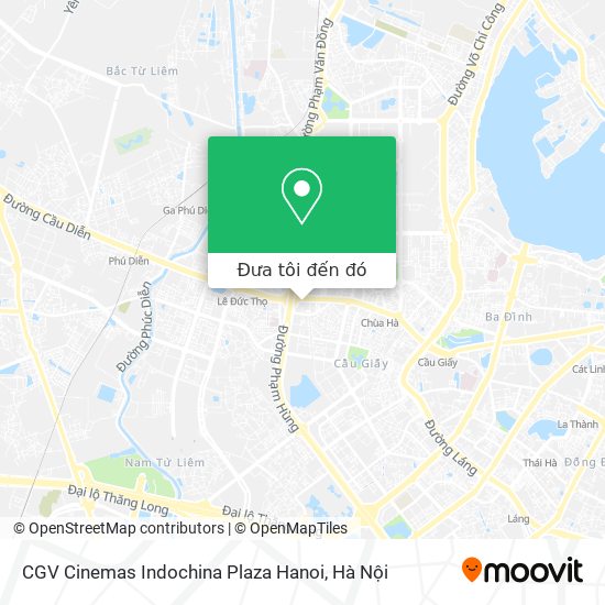 Bản đồ CGV Cinemas Indochina Plaza Hanoi