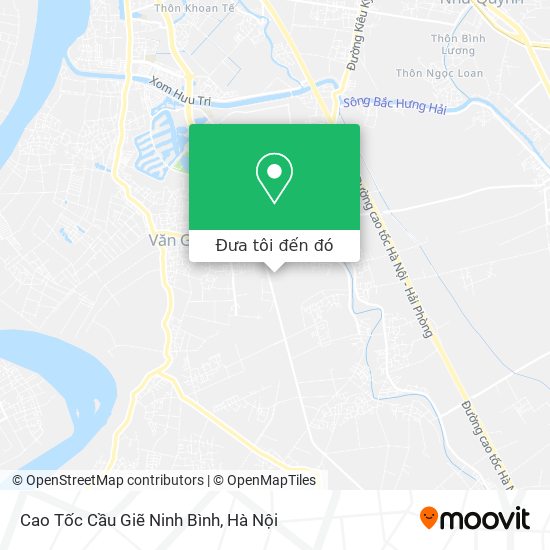 Bản đồ Cao Tốc Cầu Giẽ Ninh Bình