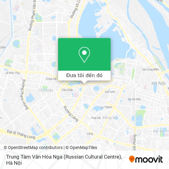 Bản đồ Trung Tâm Văn Hóa Nga (Russian Cultural Centre)