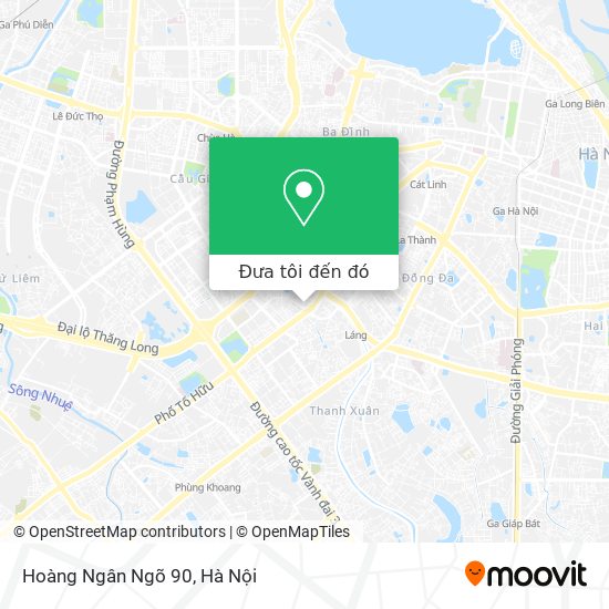 Bản đồ Hoàng Ngân Ngõ 90