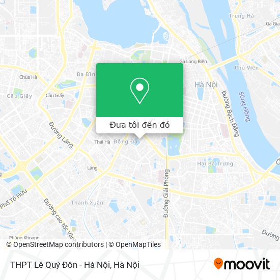 Bản đồ THPT Lê Quý Đôn - Hà Nội