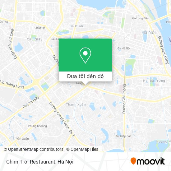 Bản đồ Chim Trời Restaurant
