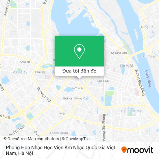 Bản đồ Phòng Hoà Nhạc Học Viện Âm Nhạc Quốc Gia Việt Nam