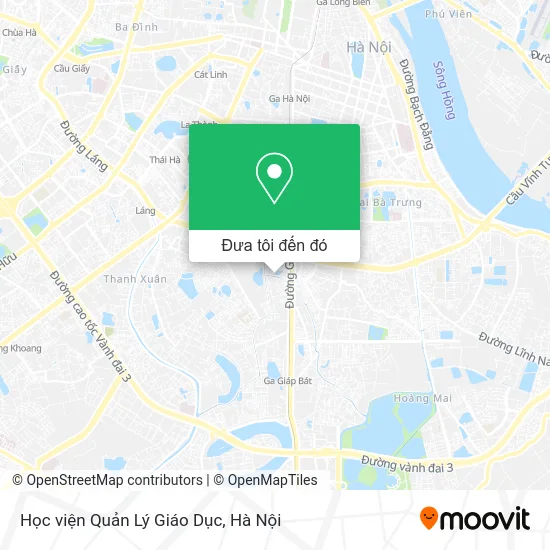 Bản đồ Học viện Quản Lý Giáo Dục