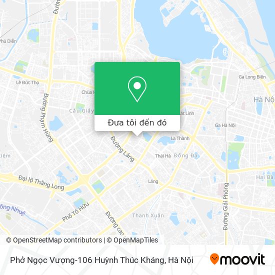 Bản đồ Phở Ngọc Vượng-106 Huỳnh Thúc Kháng