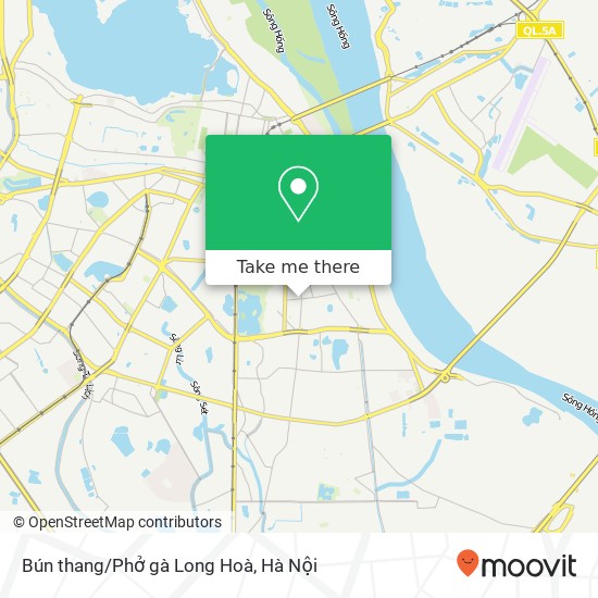 Bản đồ Bún thang/Phở gà Long Hoà