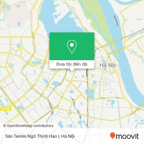 Bản đồ Sân Tennis Ngõ Thịnh Hào I