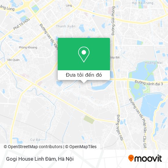 Bản đồ Gogi House Linh Đàm