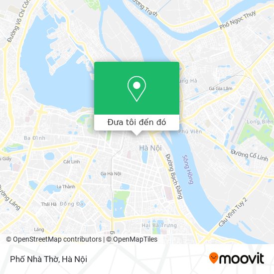 Bản đồ Phố Nhà Thờ