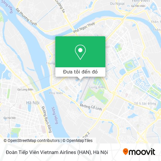 Bản đồ Đoàn Tiếp Viên Vietnam Airlines (HAN)