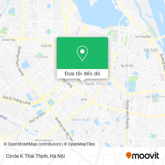 Bản đồ Circle K Thái Thịnh