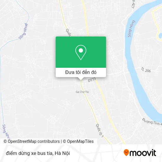 Bản đồ điểm dừng xe bus tía