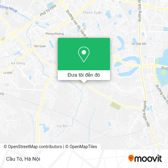 Bản đồ Cầu Tó