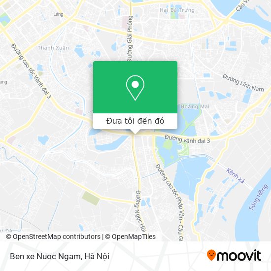 Bản đồ Ben xe Nuoc Ngam