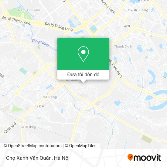 Bản đồ Chợ Xanh Văn Quán