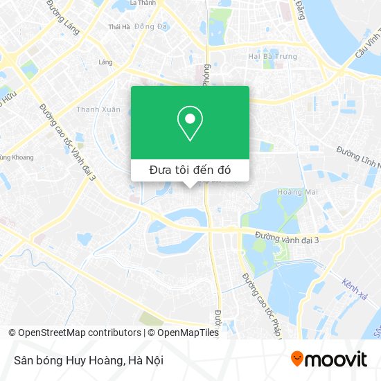 Bản đồ Sân bóng Huy Hoàng
