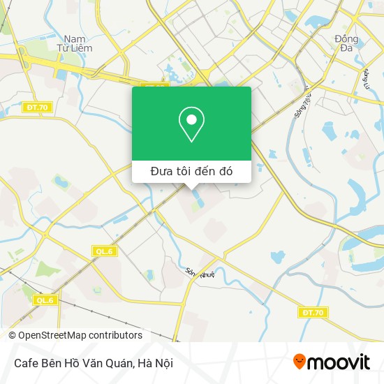 Bản đồ Cafe Bên Hồ Văn Quán
