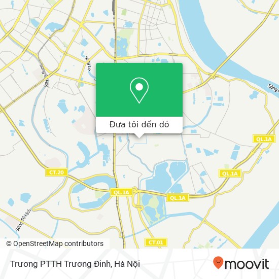 Bản đồ Trương PTTH Trương Đinh