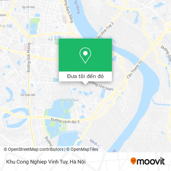 Bản đồ Khu Cong Nghiep Vinh Tuy