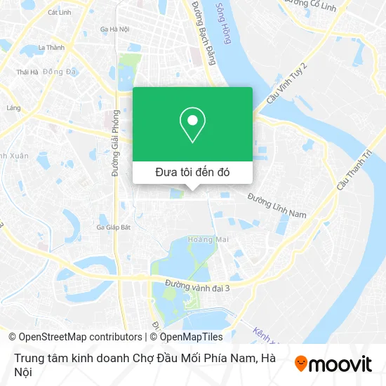 Bản đồ Trung tâm kinh doanh Chợ Đầu Mối Phía Nam