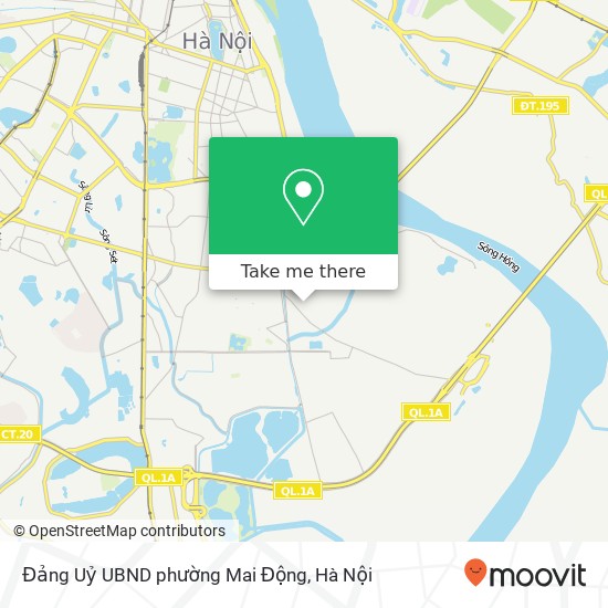 Bản đồ Đảng Uỷ UBND phường Mai Động