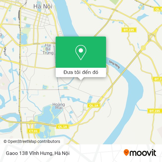 Bản đồ Gaoo 138 Vĩnh Hưng