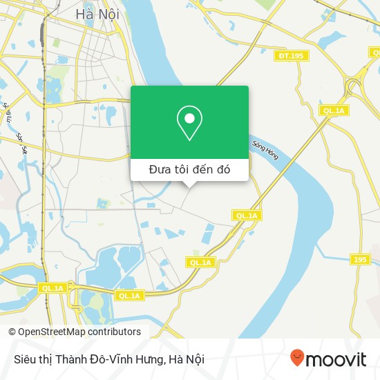 Bản đồ Siêu thị Thành Đô-Vĩnh Hưng