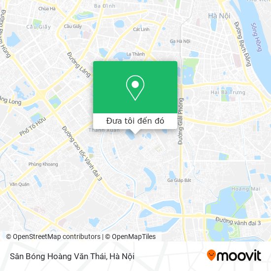 Bản đồ Sân Bóng Hoàng Văn Thái