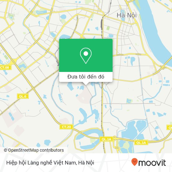 Bản đồ Hiệp hội Làng nghề Việt Nam