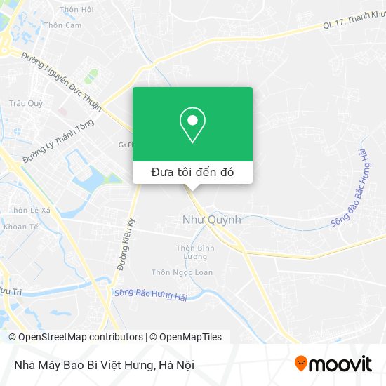 Bản đồ Nhà Máy Bao Bì Việt Hưng