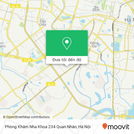 Bản đồ Phòng Khám Nha Khoa 234 Quan Nhân