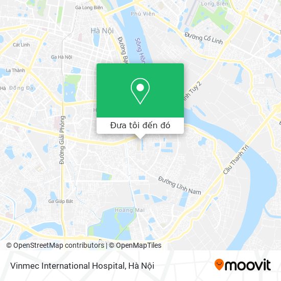 Bản đồ Vinmec International Hospital