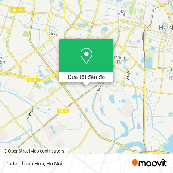 Bản đồ Cafe Thuận Hoà