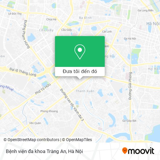 Bản đồ Bệnh viện đa khoa Tràng An