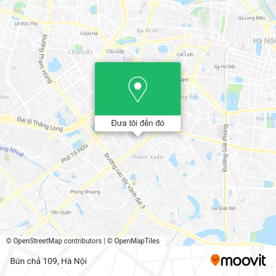 Bản đồ Bún chả 109