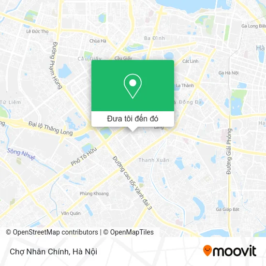 Bản đồ Chợ Nhân Chính
