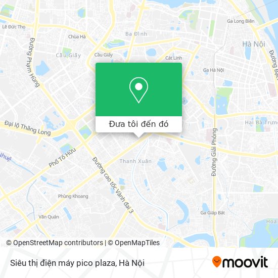 Bản đồ Siêu thị điện máy pico plaza