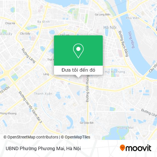 Bản đồ UBND Phường Phương Mai