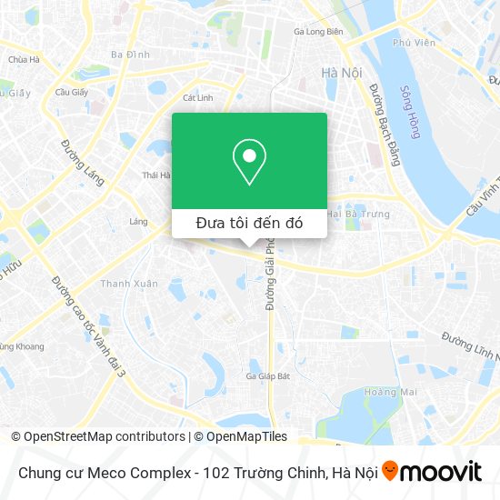 Bản đồ Chung cư Meco Complex - 102 Trường Chinh