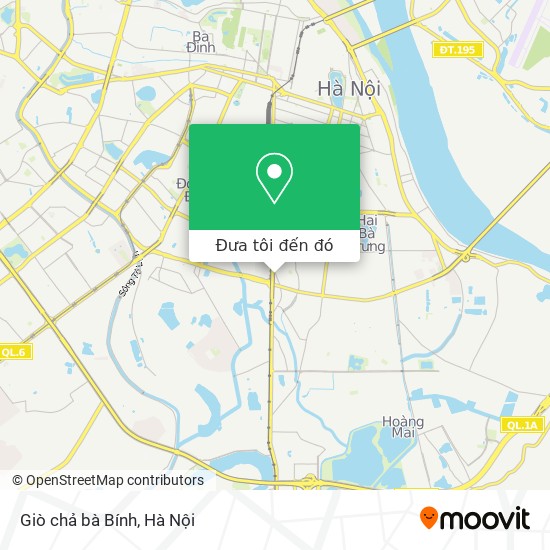 Bản đồ Giò chả bà Bính