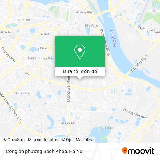 Bản đồ Công an phường Bách Khoa