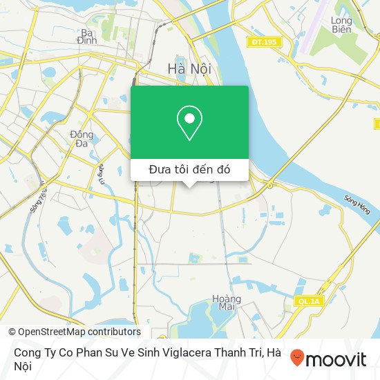 Bản đồ Cong Ty Co Phan Su Ve Sinh Viglacera Thanh Tri